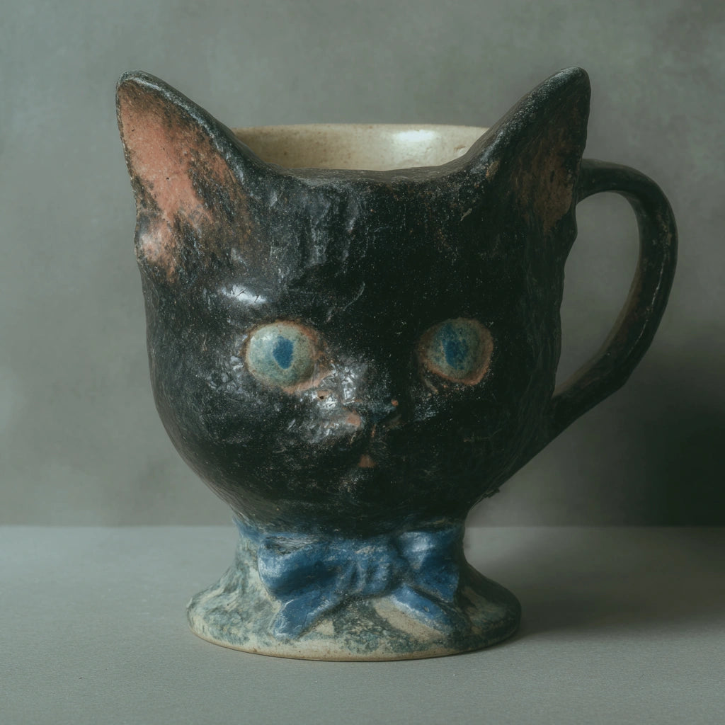 【予約販売】黒猫のマグカップ(11月頃お届け予定)